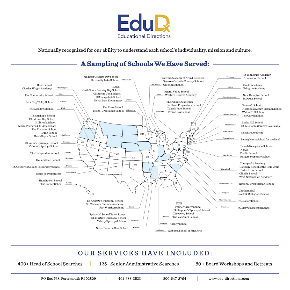 independent school searches